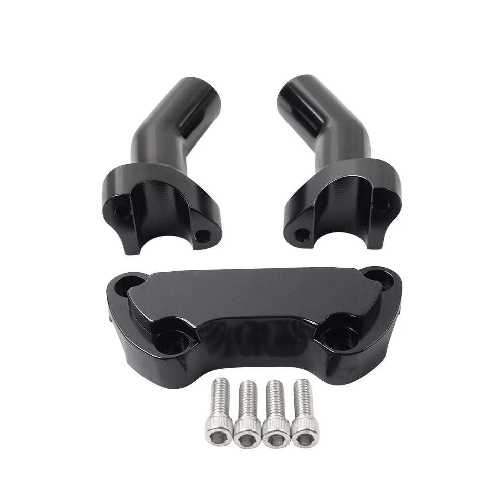 4" Pullback Handlebar Riser Top Clamp for Harley Dyna Softail Fat Boy