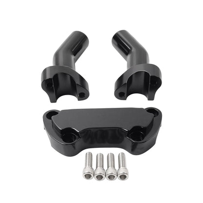 4" Pullback Handlebar Riser Top Clamp for Harley Dyna Softail Fat Boy