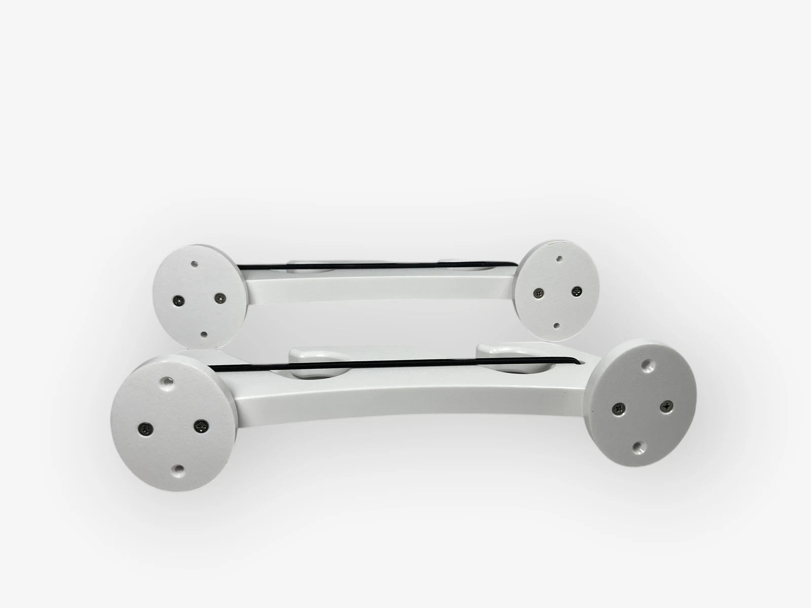 2 Rod Holder for Universal Use (12 5/8in x 3in) - Poly, White