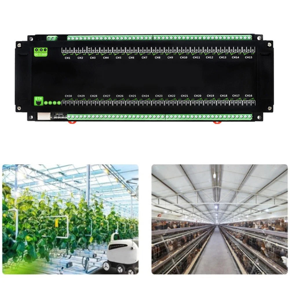 Ethernet Relay 30 Channels for Automation