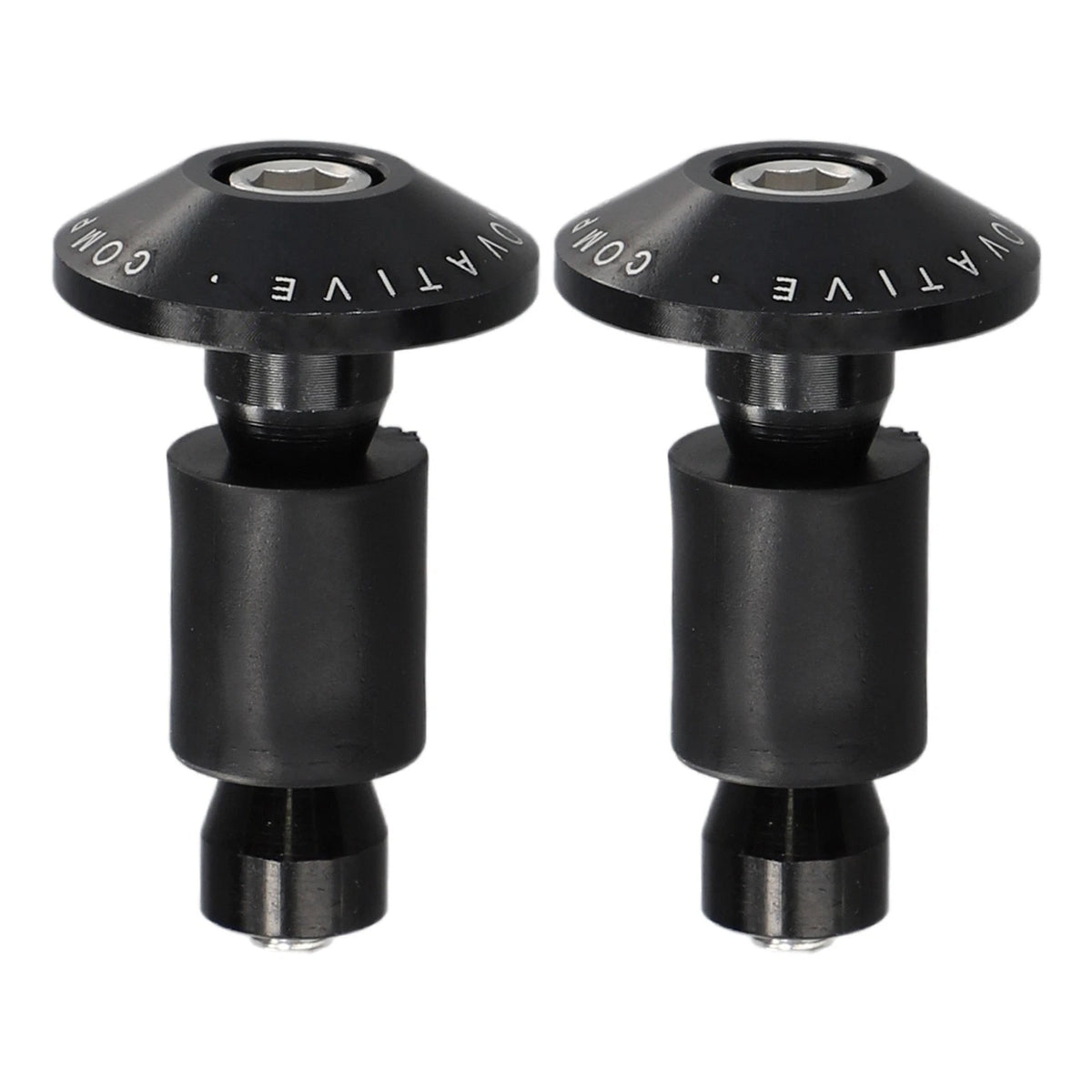 Bar Ends Aluminum Glue Black Grips Cap Handlebar Replacement