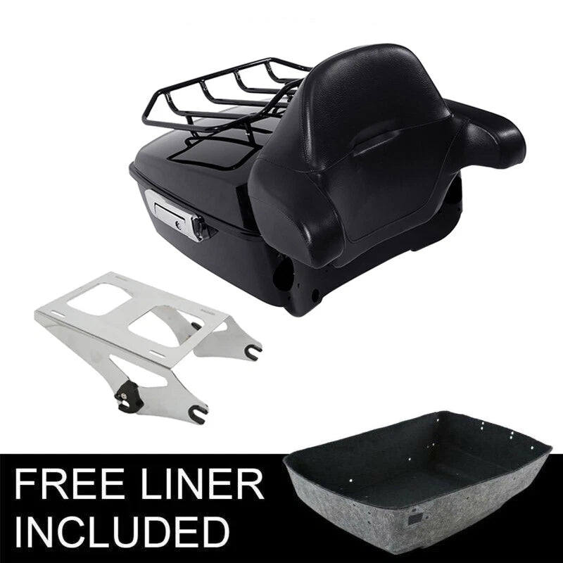 Trunk Backrest Luggage Rack for Harley CVO Street Glide (2014–2026)