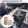 Engine Cabin Air Filter Combo Replacement for Dodge Caliber (2007–2009)