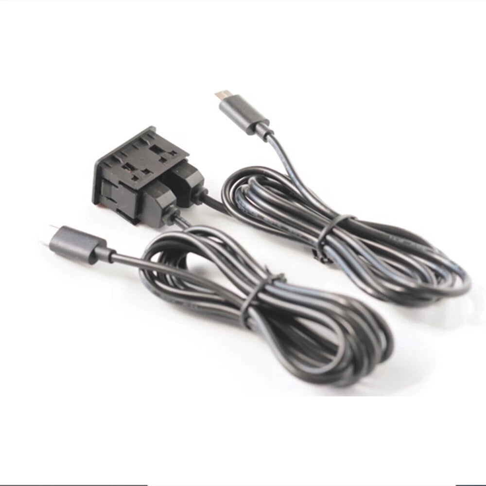 Dual Type-C to USB + Type-C Port Panel Adapter for Universal Use