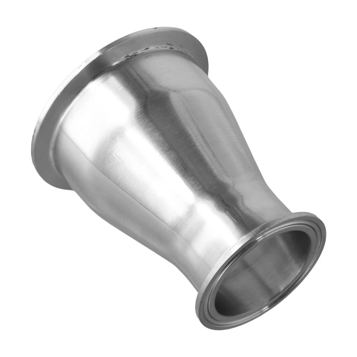 Tri Clamp Ferrule Reducer for High Pressure Systems (Silver Stainless Steel)
