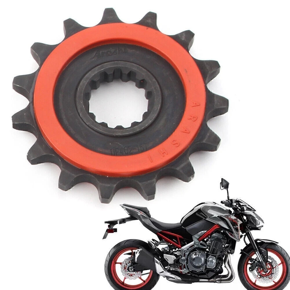15T Front Motor Engine Chain Drive Sprocket Kit for Kawasaki Z900 (2017–2018)