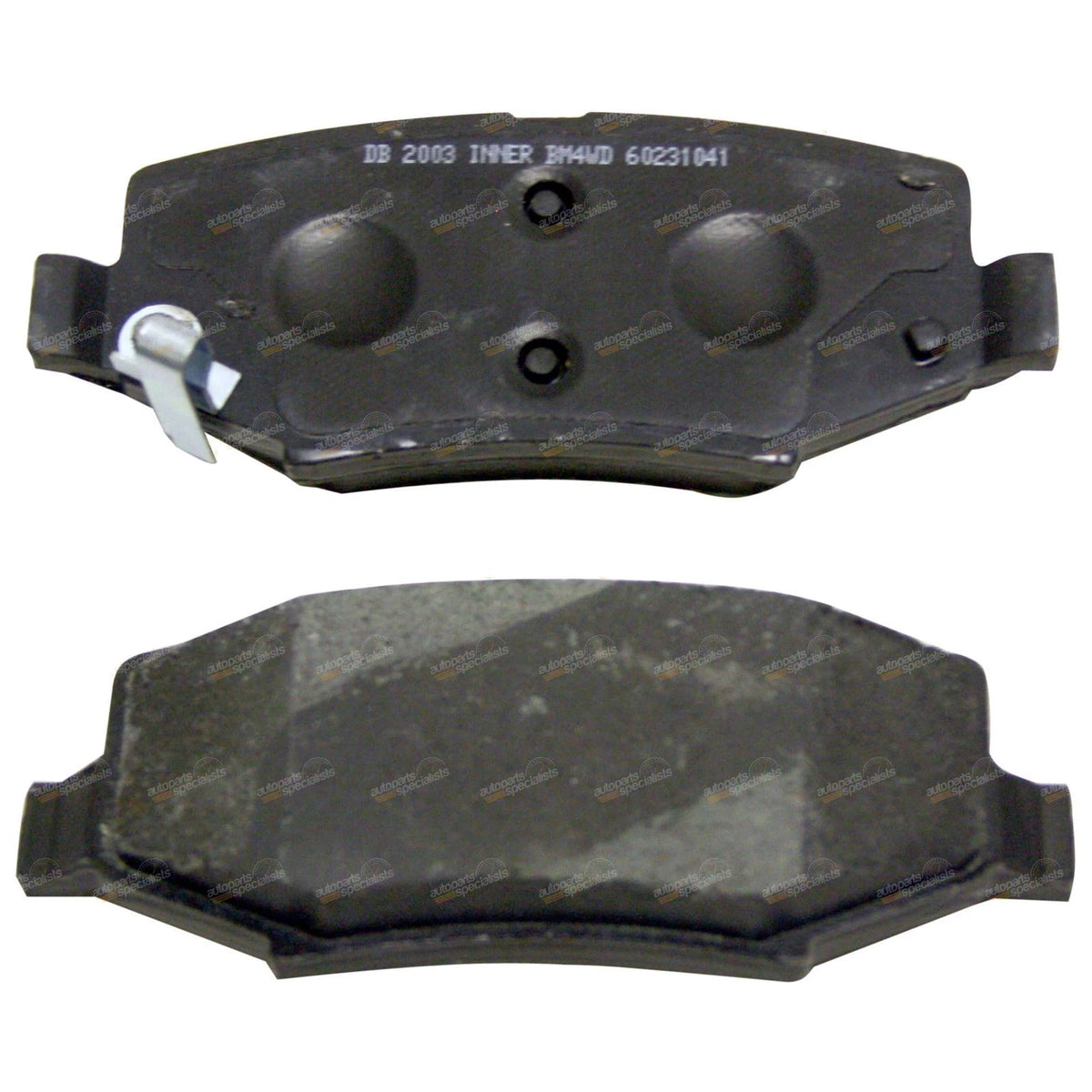 Set of 4 Bendix Rear Disc Brake Pads for Jeep Cherokee KK (2008–2014)