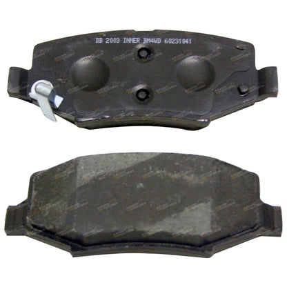 Set of 4 Bendix Rear Disc Brake Pads for Jeep Cherokee KK (2008–2014)