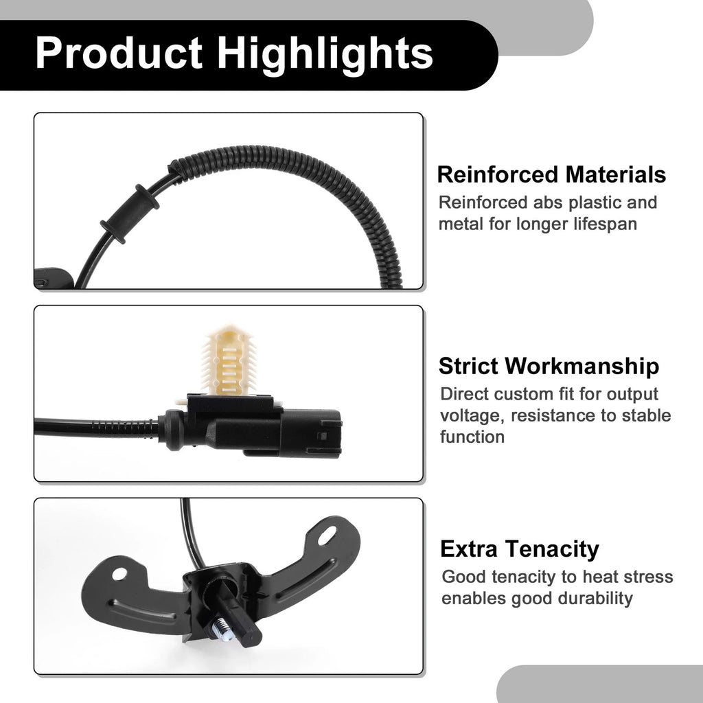 ABS Wheel Speed Sensor Replacement for Ford E-350 Super Duty Front (2005–2015)