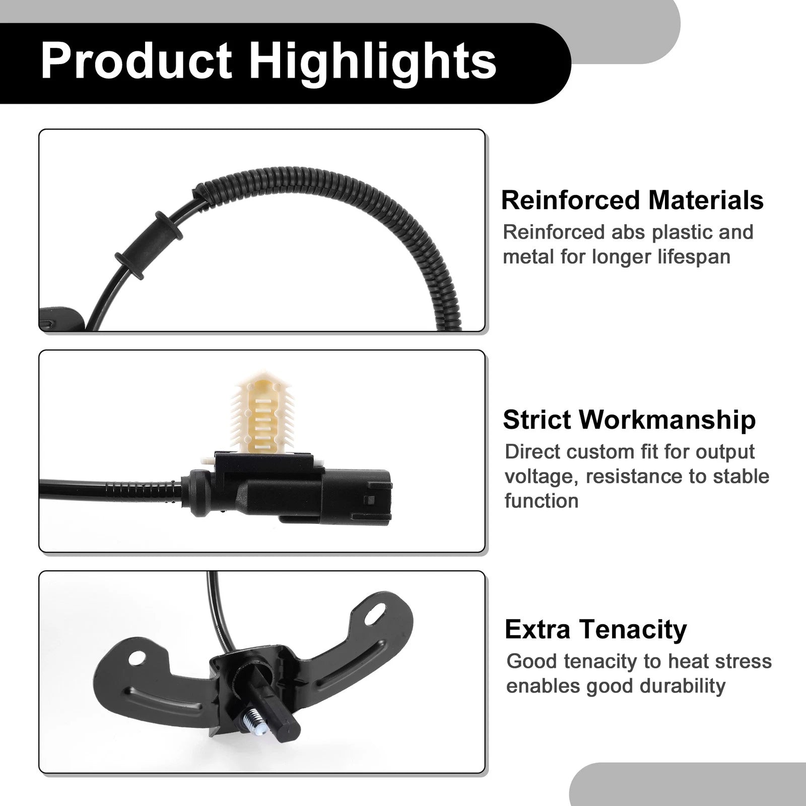 ABS Wheel Speed Sensor Replacement for Ford E-350 Super Duty Front (2005–2015)