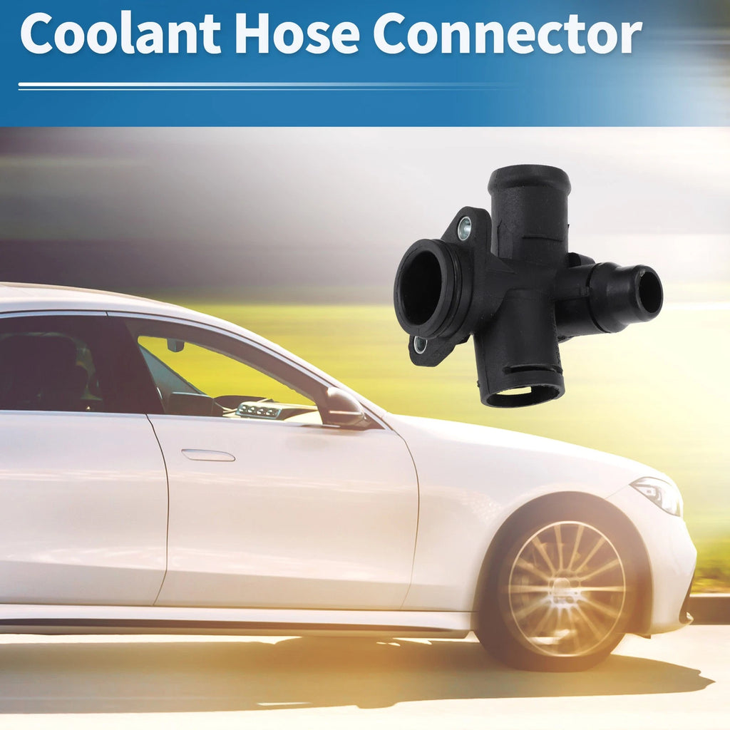 Engine Coolant Hose Connector for VW Touran 2003–2010 Plastic OEM Replacement