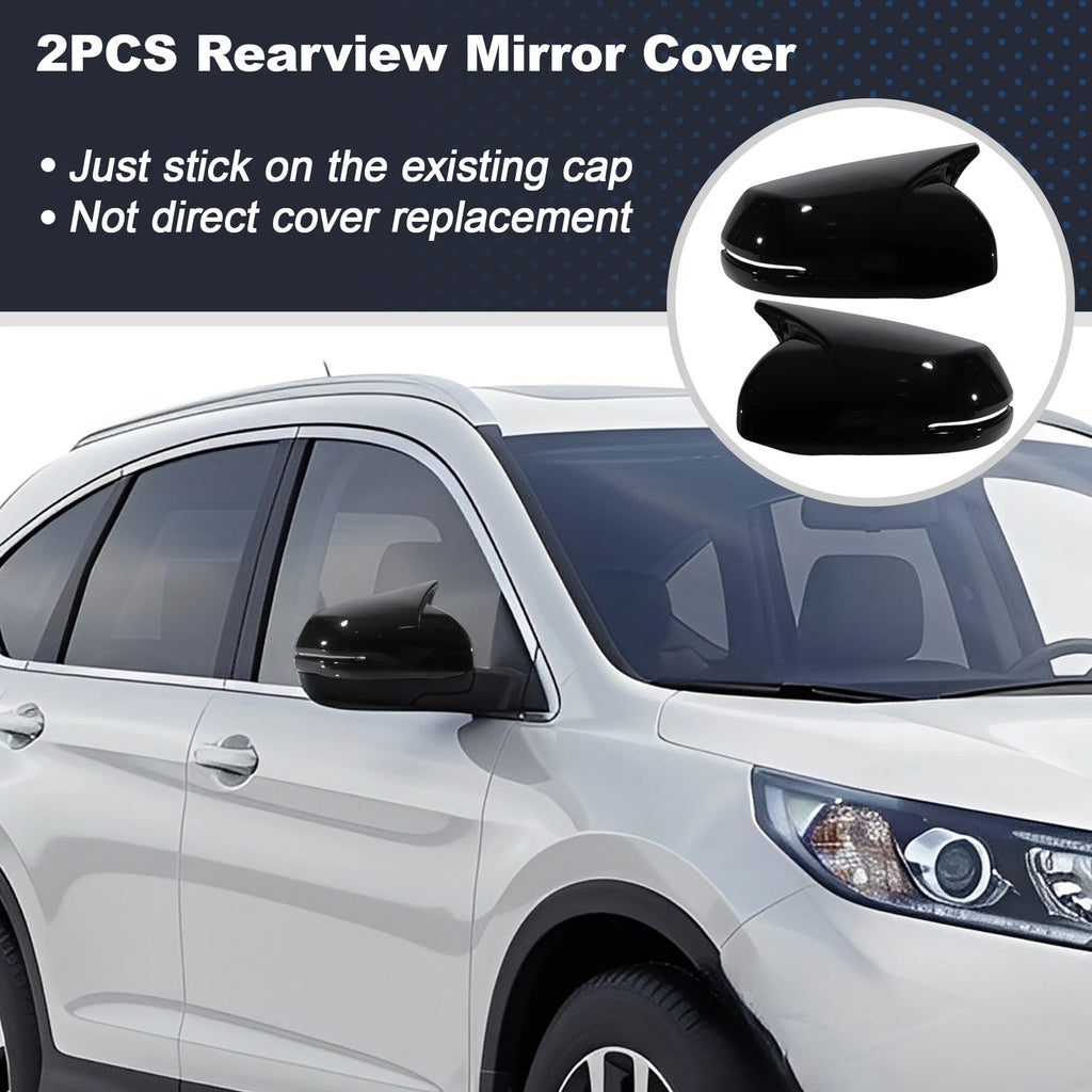2PCS Rear View Mirror Cover Cap for Honda CRV (2017–2022)