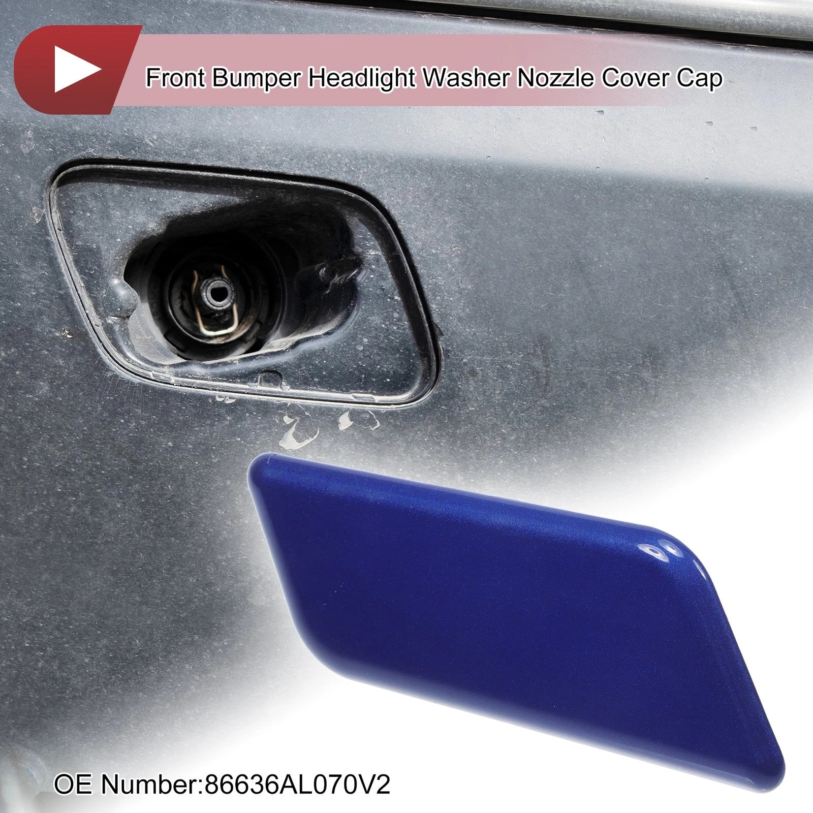 Front Right Washer Nozzle Cover Cap for Subaru Outback (2015–2017)