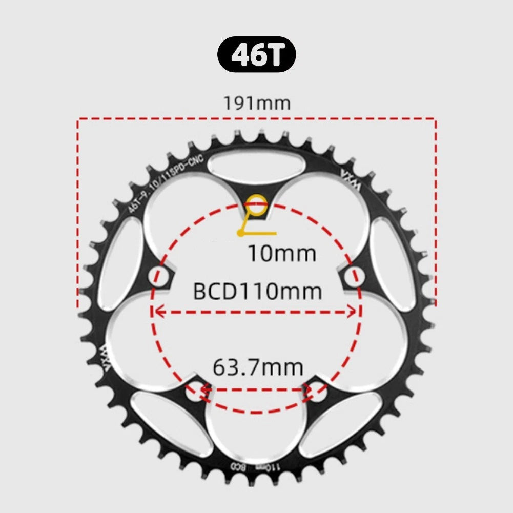 Narrow Wide Tooth Chainring for Road Bikes (110BCD)