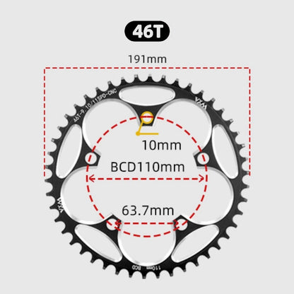 Narrow Wide Tooth Chainring for Road Bikes (110BCD)