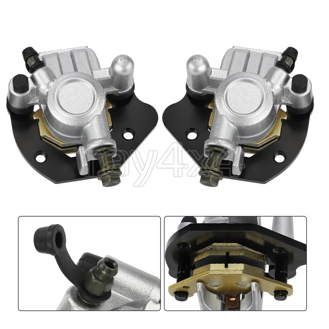 Front Left & Right Brake Calipers for Suzuki QuadRunner 230 (1987–1993)
