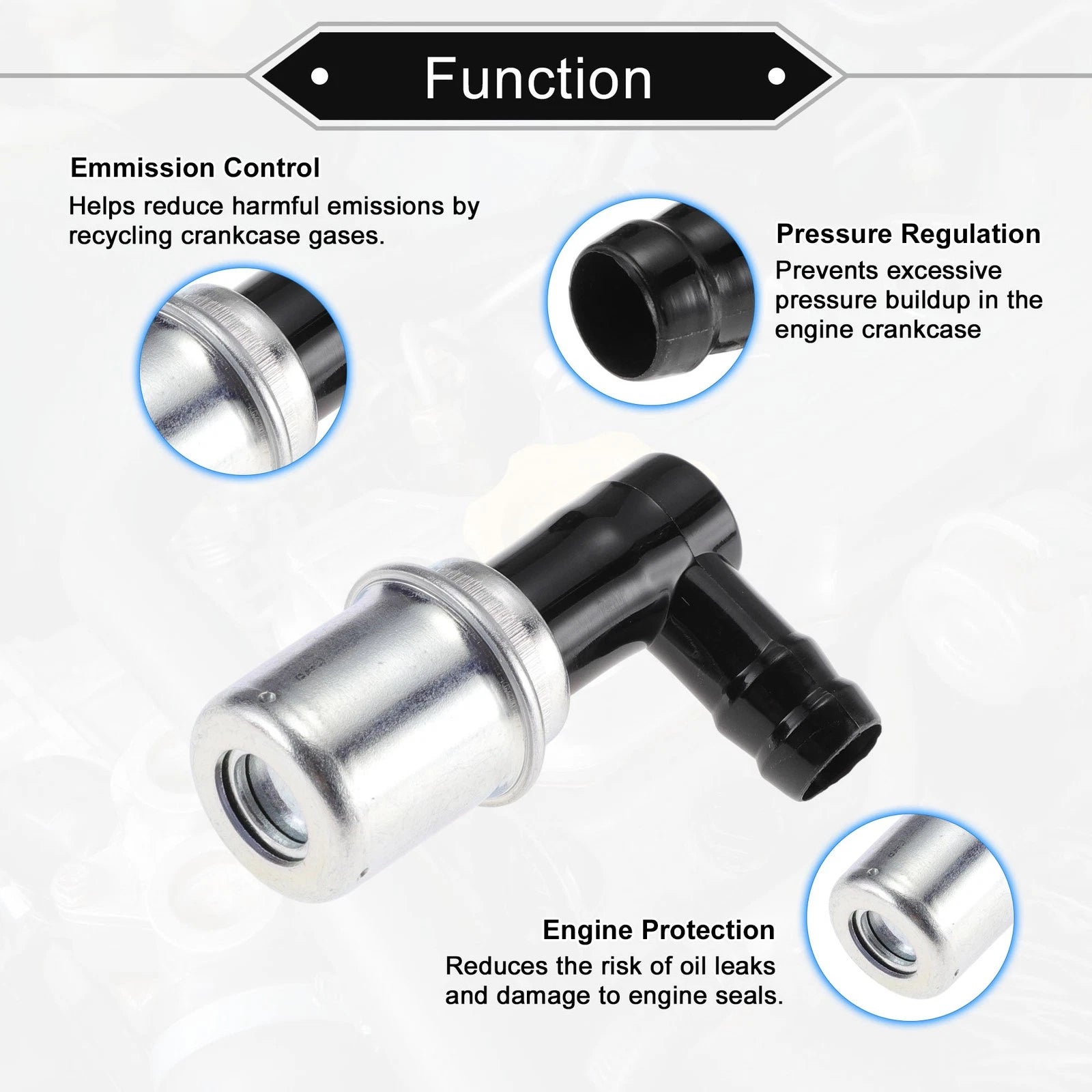 PCV Valve for Chevrolet (19458956)