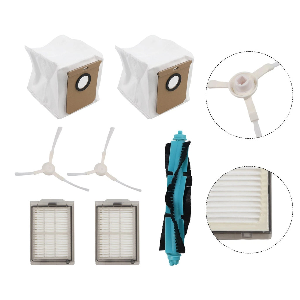 Replacement Brushes, Filters, Dust Bags for Cecotec Conga AI Robot Vacuum