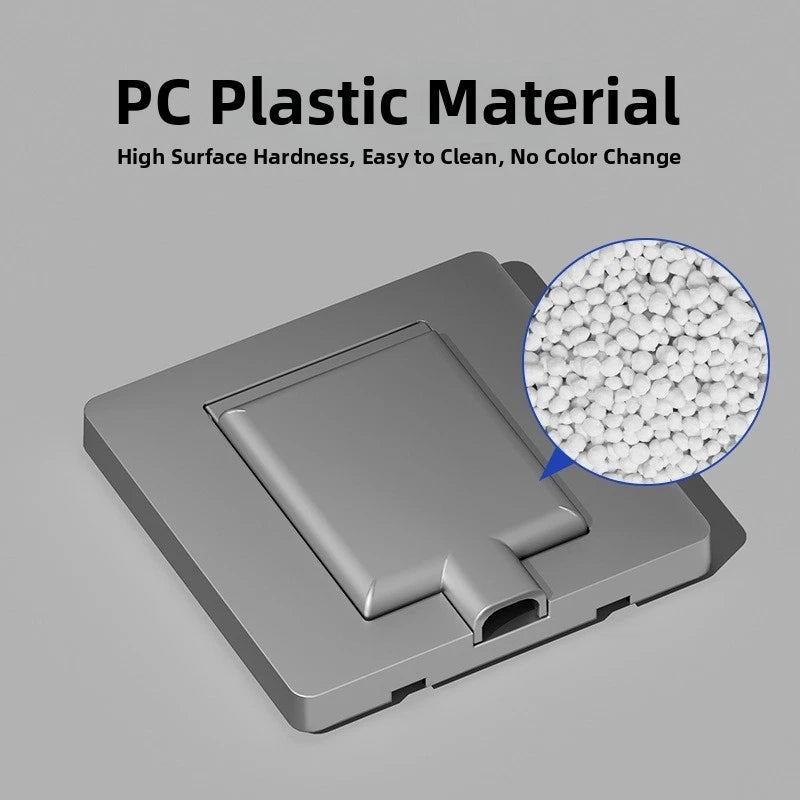 Blank Cover Plate for Concealed Wall Socket (86x86mm)