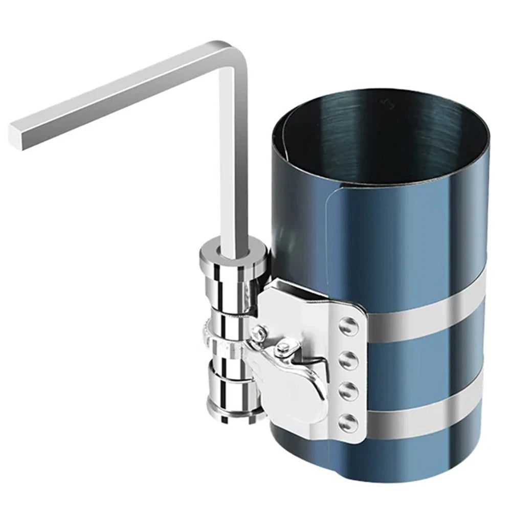 Piston Ring Installer Tool Set for Engine Parts (Compression Clamp & Pliers)