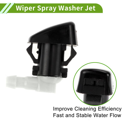 Windshield Washer Nozzle Set of 2 with Y Hose Connector for Chevrolet (2013–2017)