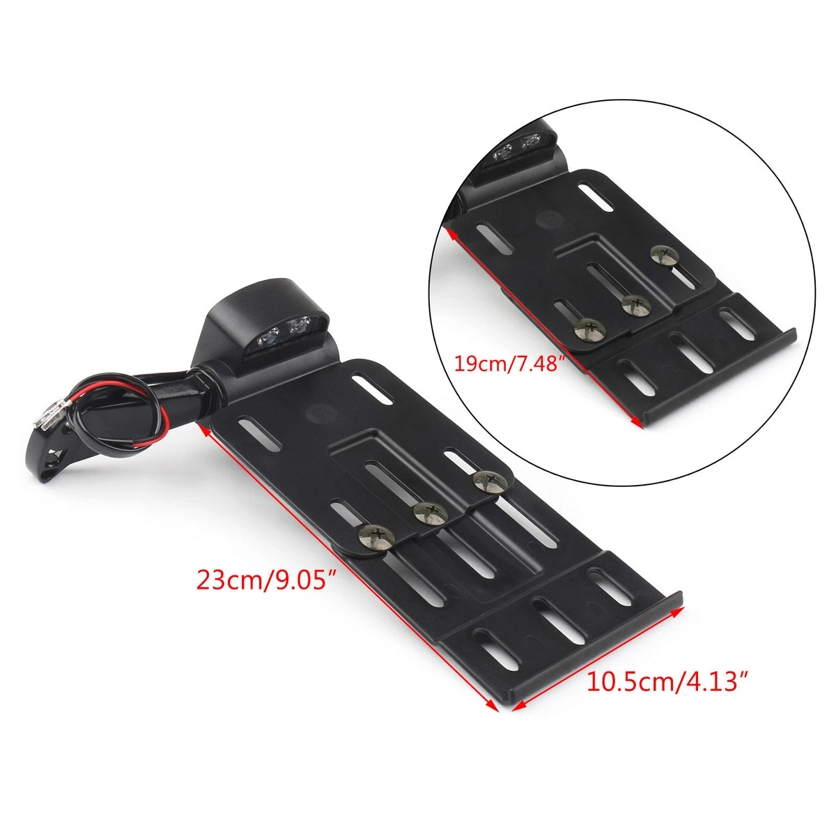 LED Side Mount License Plate Light for Harley Sportster 1200 XL1200L (2006–2011)
