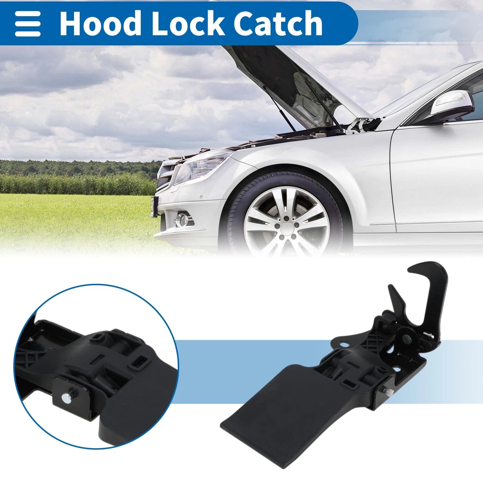 Hood Latch Assembly for Audi Q3 (2011–2018) Replacement