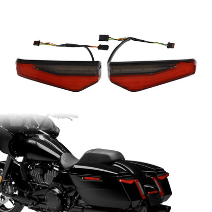 LED Run Brake Tail Lights for Harley CVO Street Road Glide (2023–2026)