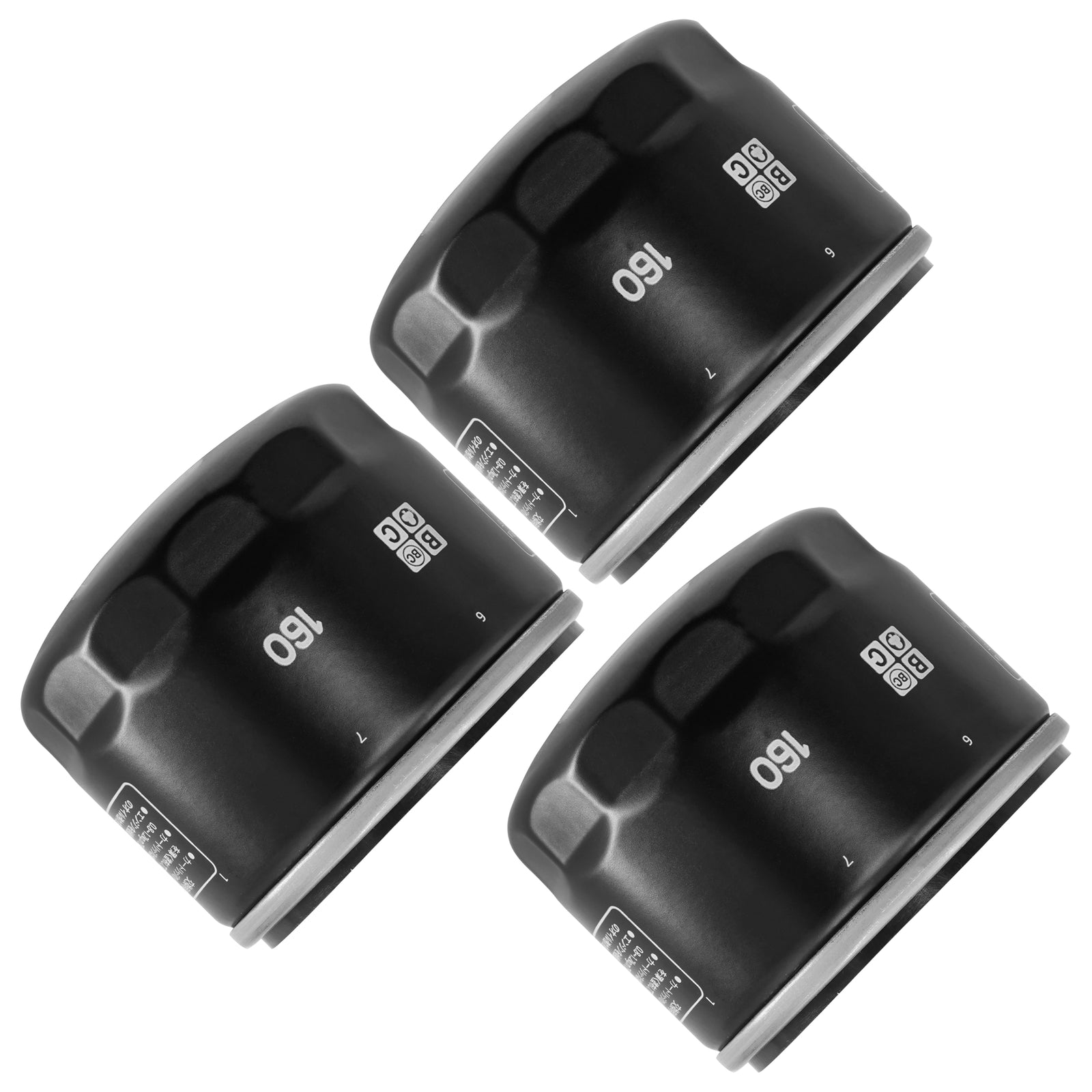 Oil Filter 3 Pack Replacement for BMW R1200GS Adventure R1200 HP2 (2008–2013)