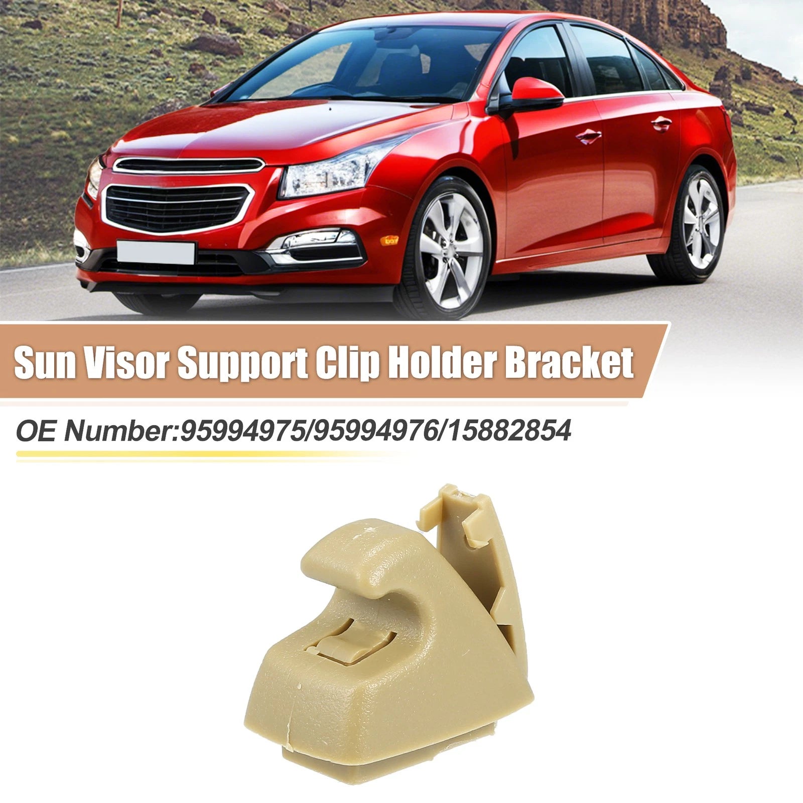 Sun Visor Support Clip Retainer Replacement for Chevrolet Cruze (2011–2015)
