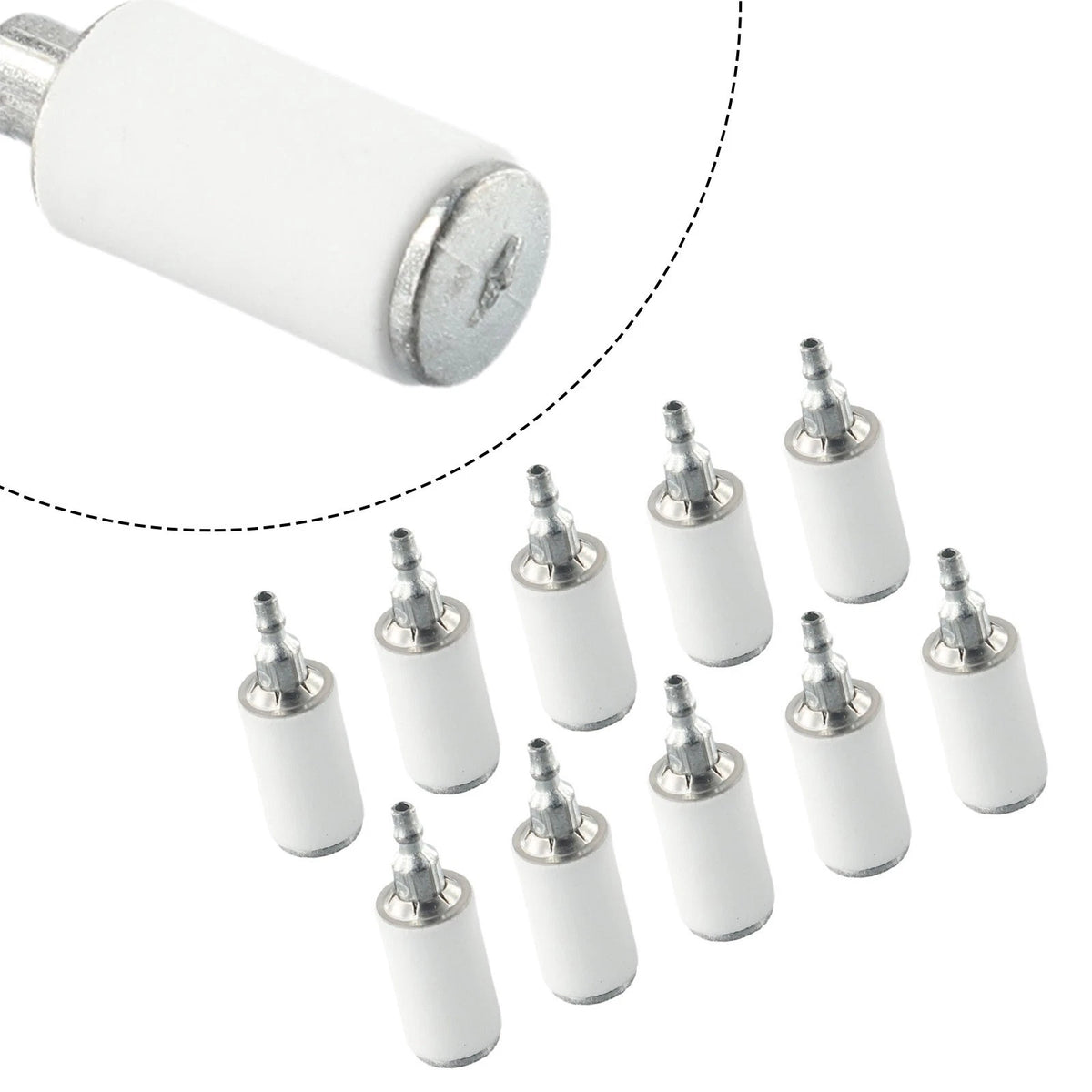 10Pcs Fuel Filter for Garden Power Equipment