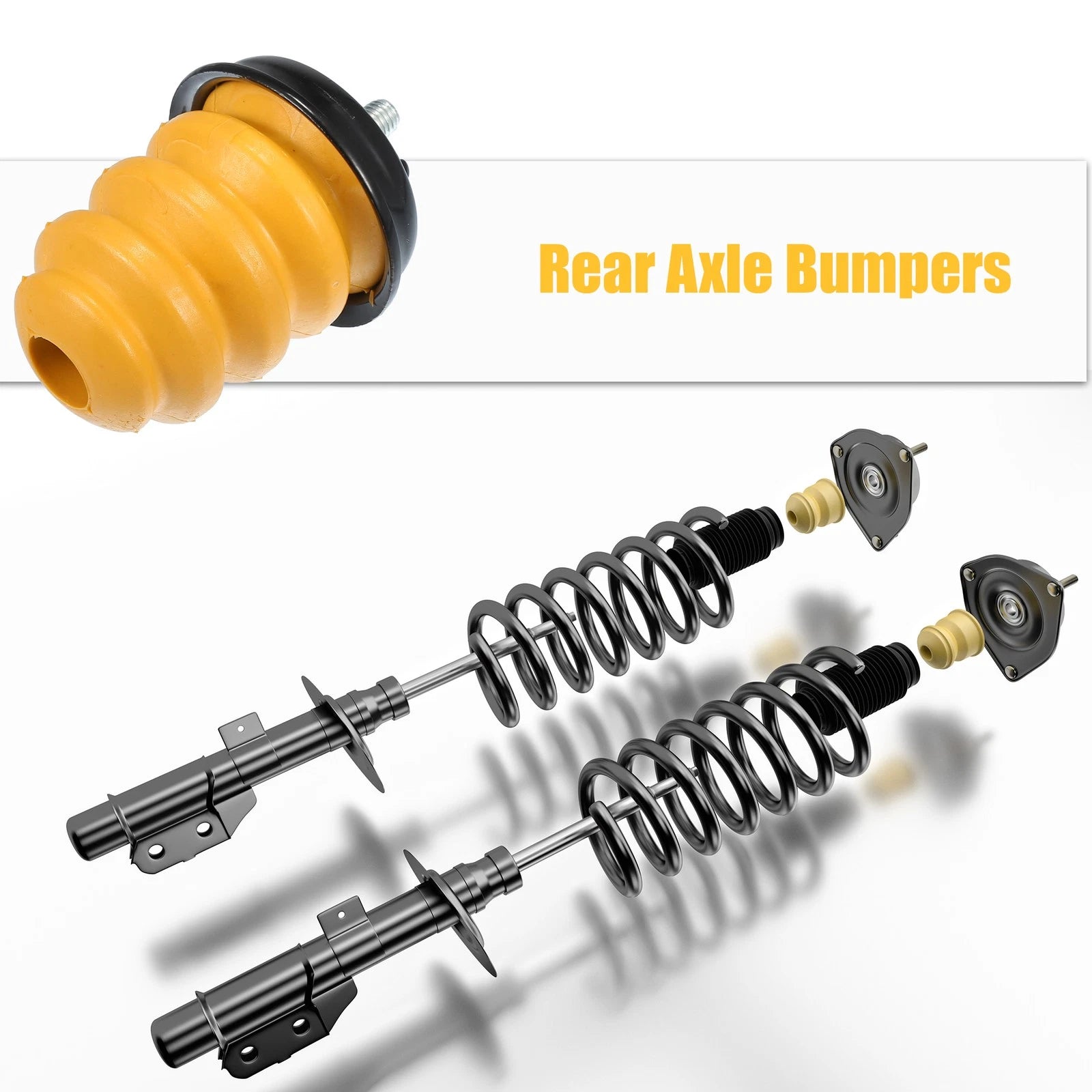 Rear Jounce Bumpers Stop Replacement for Chevrolet Silverado 1500 (1999–2006)