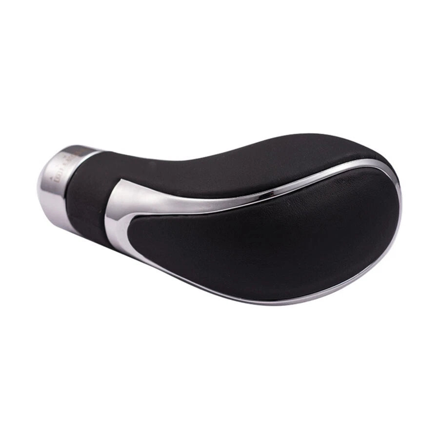 Gear Shift Knob for Universal Cars (Manual/Automatic) - Black Leather
