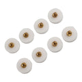 8pcs Shower Door Rollers for Stability and Safety (Nylon, Brass Axle)