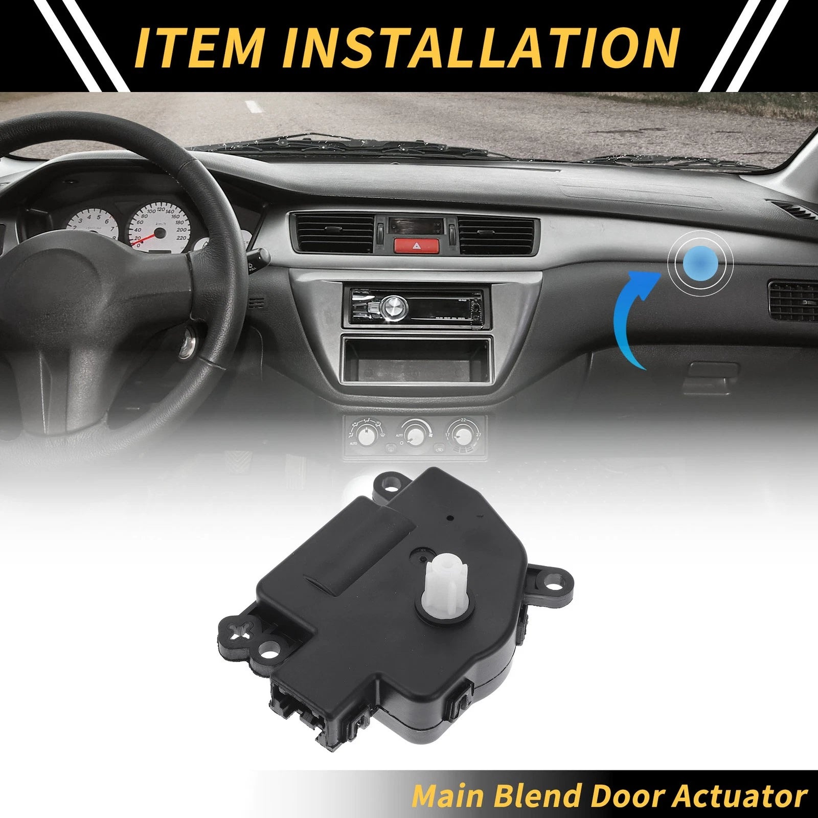 HVAC Heater Blend Air Door Actuator for Ford C-Max (2013–2018)