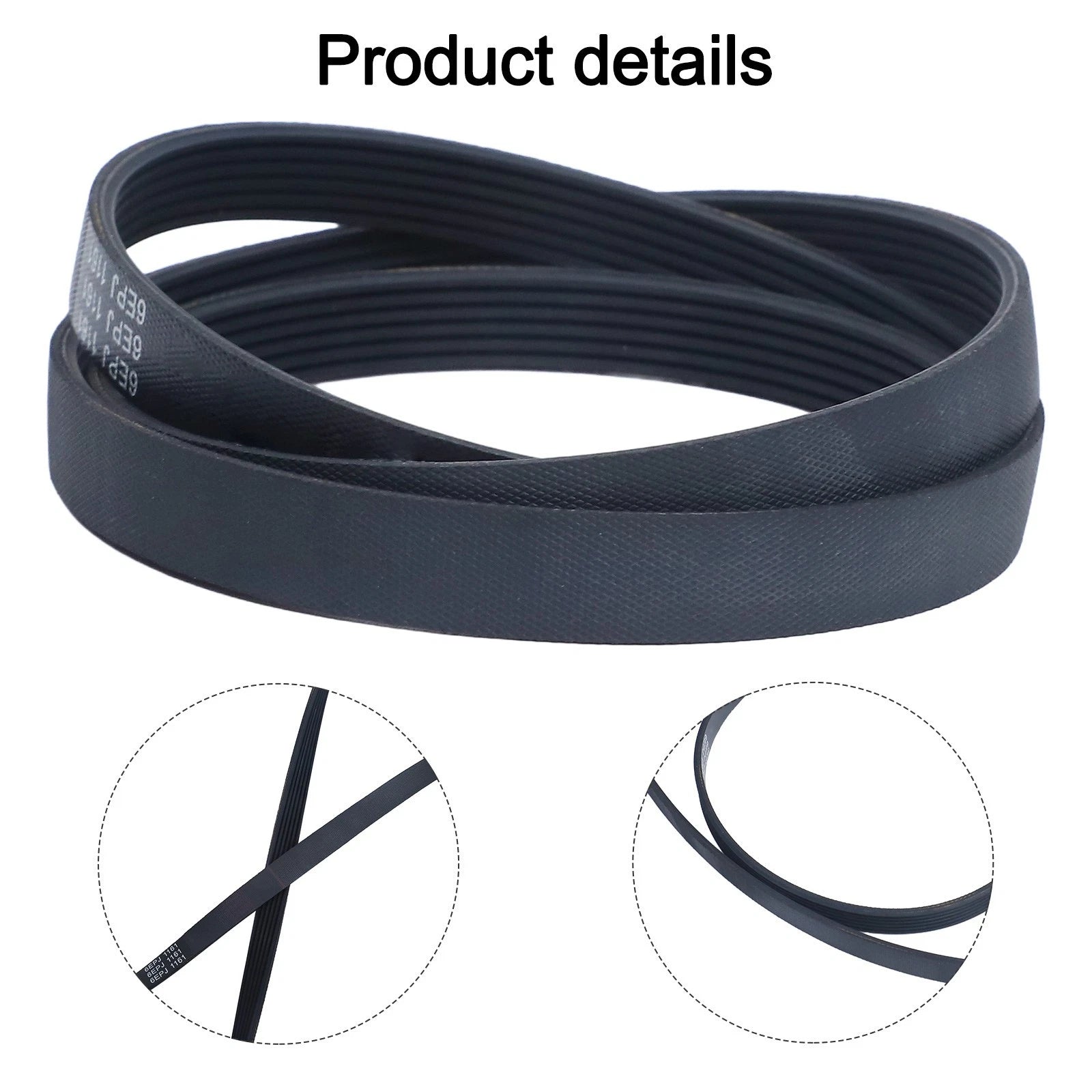 Rubber Belt for Washing Machines (6EPJ1161)