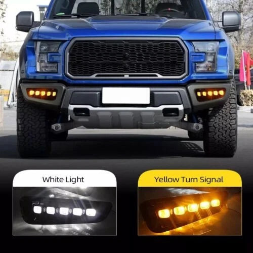 LED Fog Light Daytime Running Lights for Ford F-150 Raptor (2017–2020)