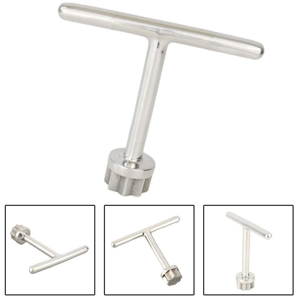 Deck Plates Wrench for Marine 316 Stainless Steel with Extended T Handle