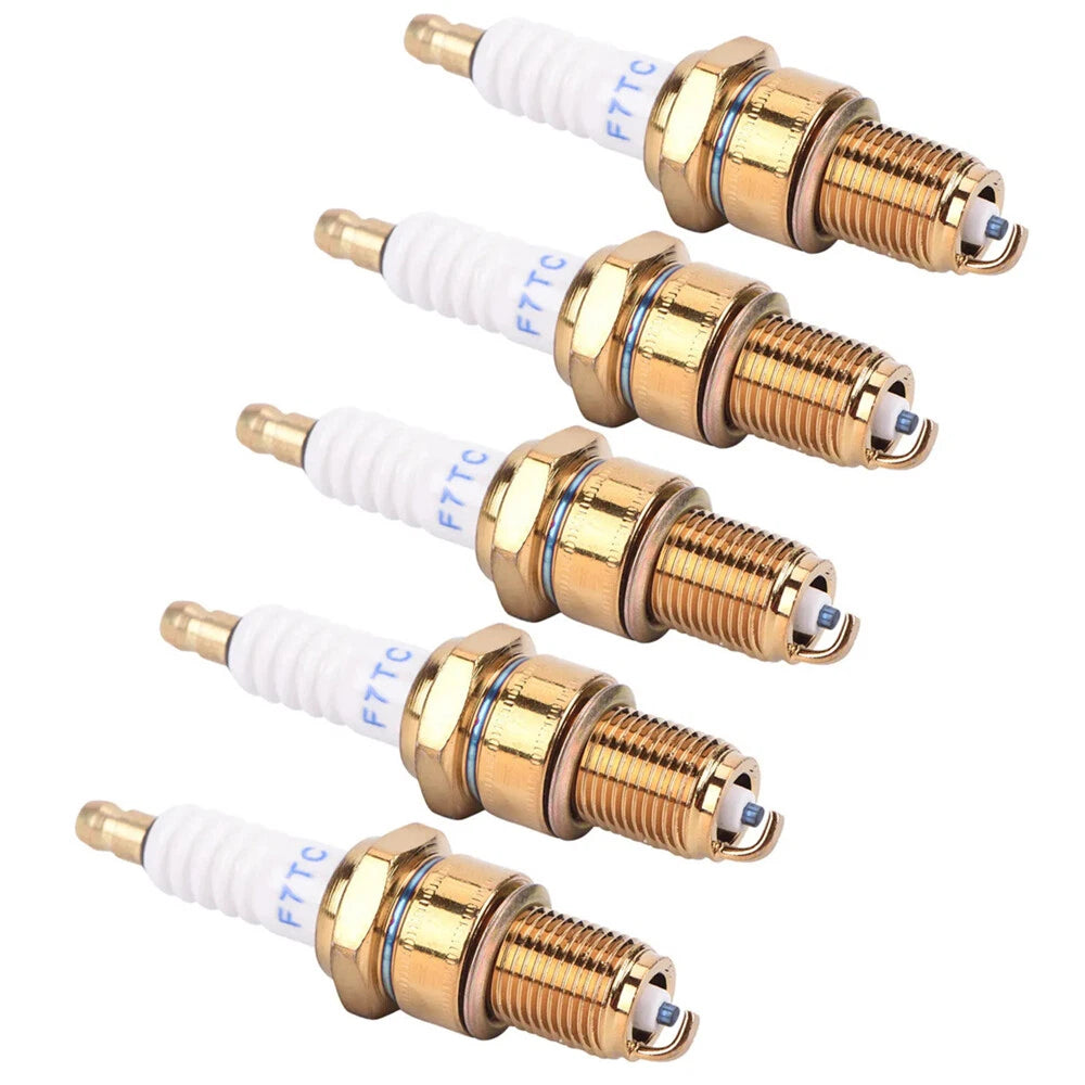 5Pcs F7TC Spark Plug for Honda GX120 GX160 GX200 GX240 GX270 GX340 (N/A)