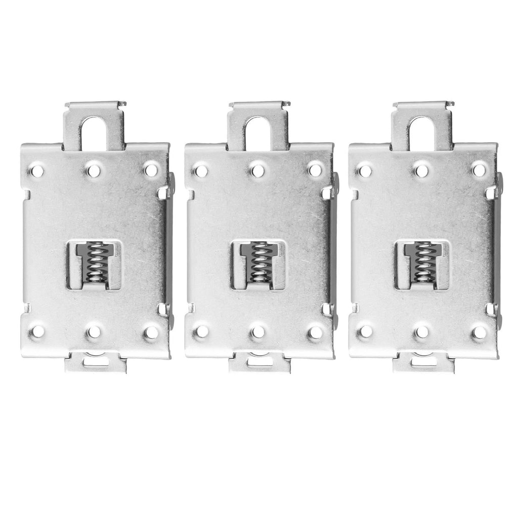 3X Aluminum Alloy Mounting Brackets for 35mm DIN Rail Solid State Relays
