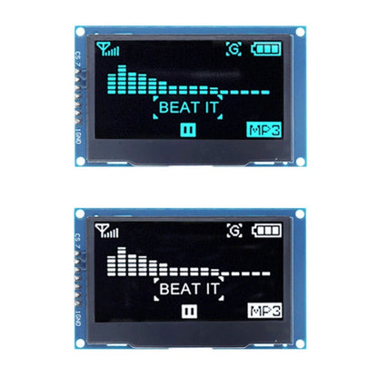 2X SSD1309 2.42 Inch OLED LCD 128x64 for Embedded Projects (SPI, I2C)