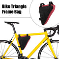 Bicycle Triangle Frame Bag Front Cycling Storage for Mountain Bikes