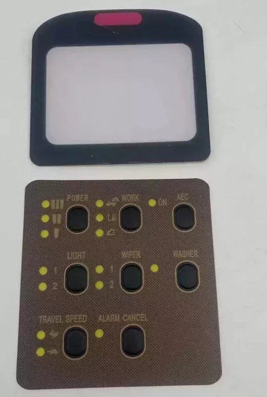 Cab Display Button Meter Sticker for CAT E312, 320, 330 V1/V2 BCD