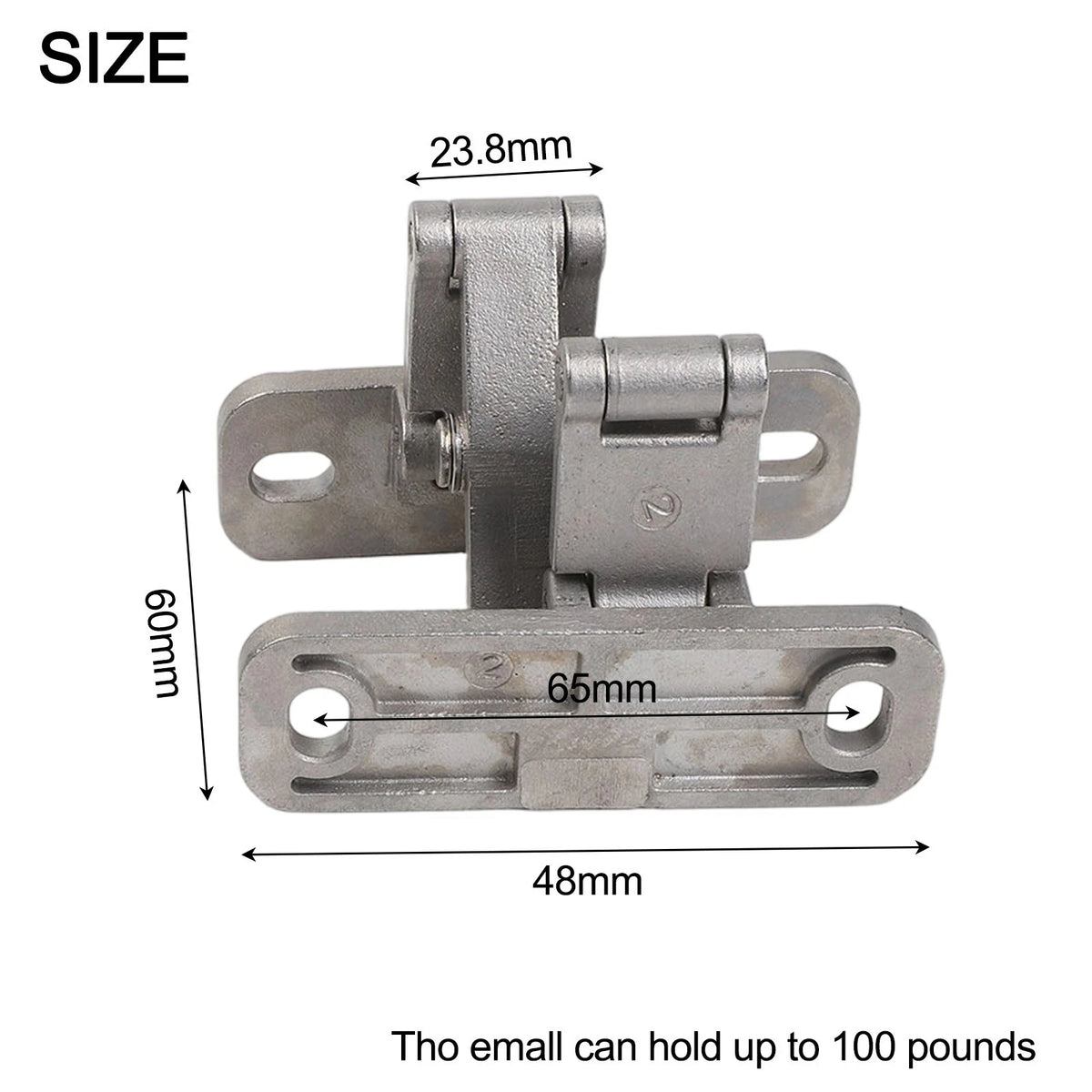 304 Stainless Steel Invisible Hinge for Stone and Hydrant Applications