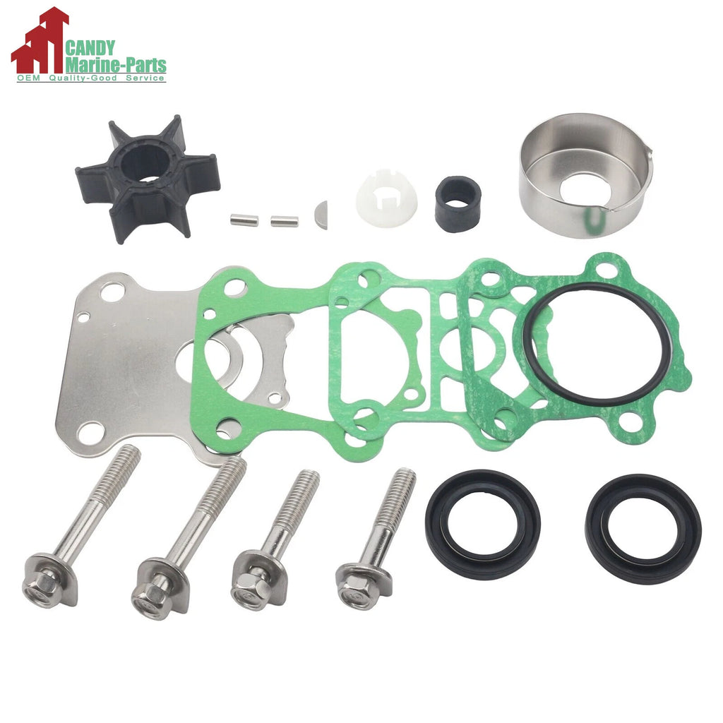 Water Pump Impeller Repair Kit for Yamaha Outboard Motor 4T 70hp (6CJ-W0078-00)