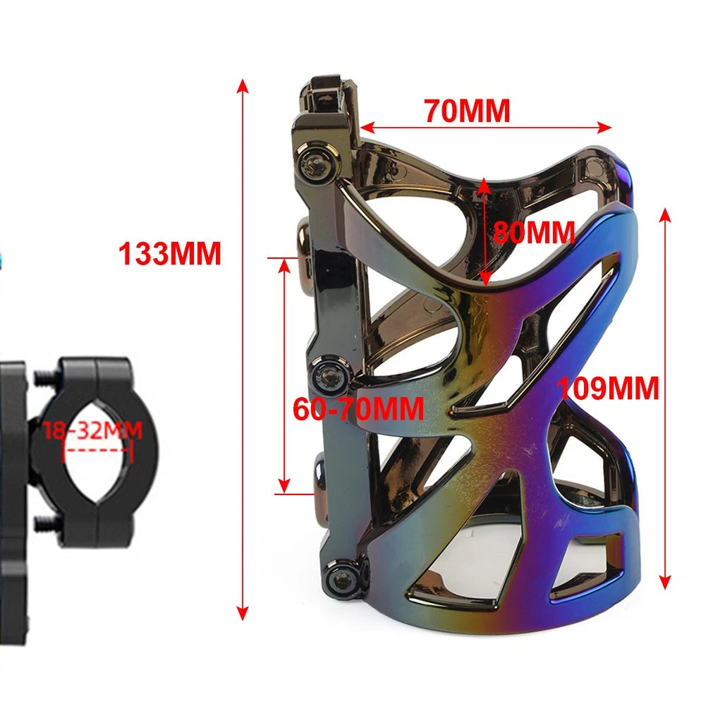 Cup Holder Handlebar Mount for ATV Bike Motorcycle (Fit All Models)