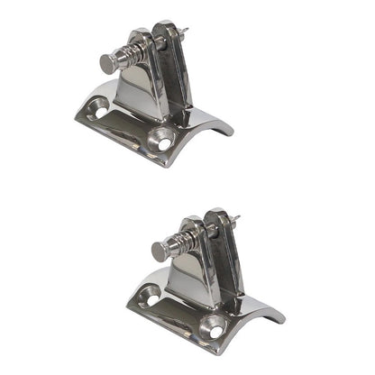 Set of 2 Top Deck Hinges 7/8 in 316 SS for Kayak Canoe Boat