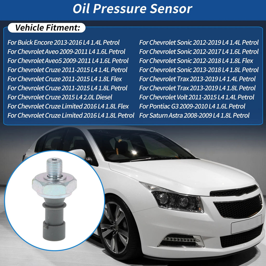 Oil Pressure Sensor Replacement for Buick Encore and Chevy Cruze (2013–2019)