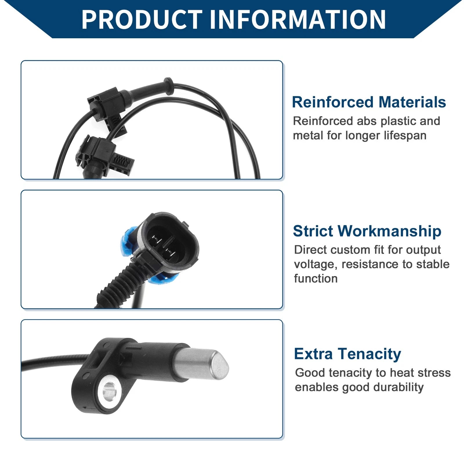 ABS Wheel Speed Sensor Replacement for Chevrolet Suburban 2500 Rear (2010–2014)