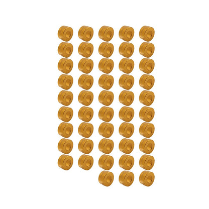 48X Engine Bolt Topper Caps Gold for Harley Twin Cam (2000–2017)